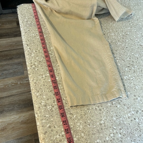 Island passport linen Blend pull on tie waist pants - Picture 9 of 12